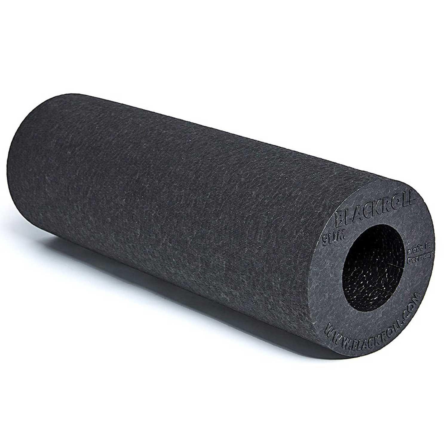 Sort smal BLACKROLL Slim foam roller på 30 centimeter