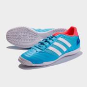 Adidas Super Sala indendørs fodboldsko i cyanblå med gummisål til hal