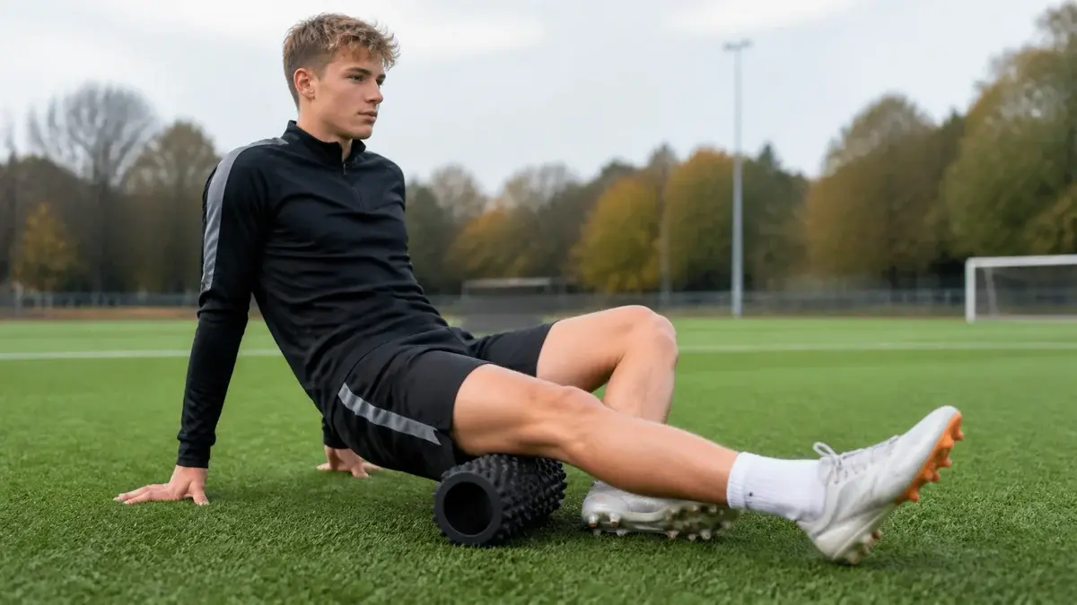 Foam roller øvelser til ben: Før og efter fodbold | 2Division.dk