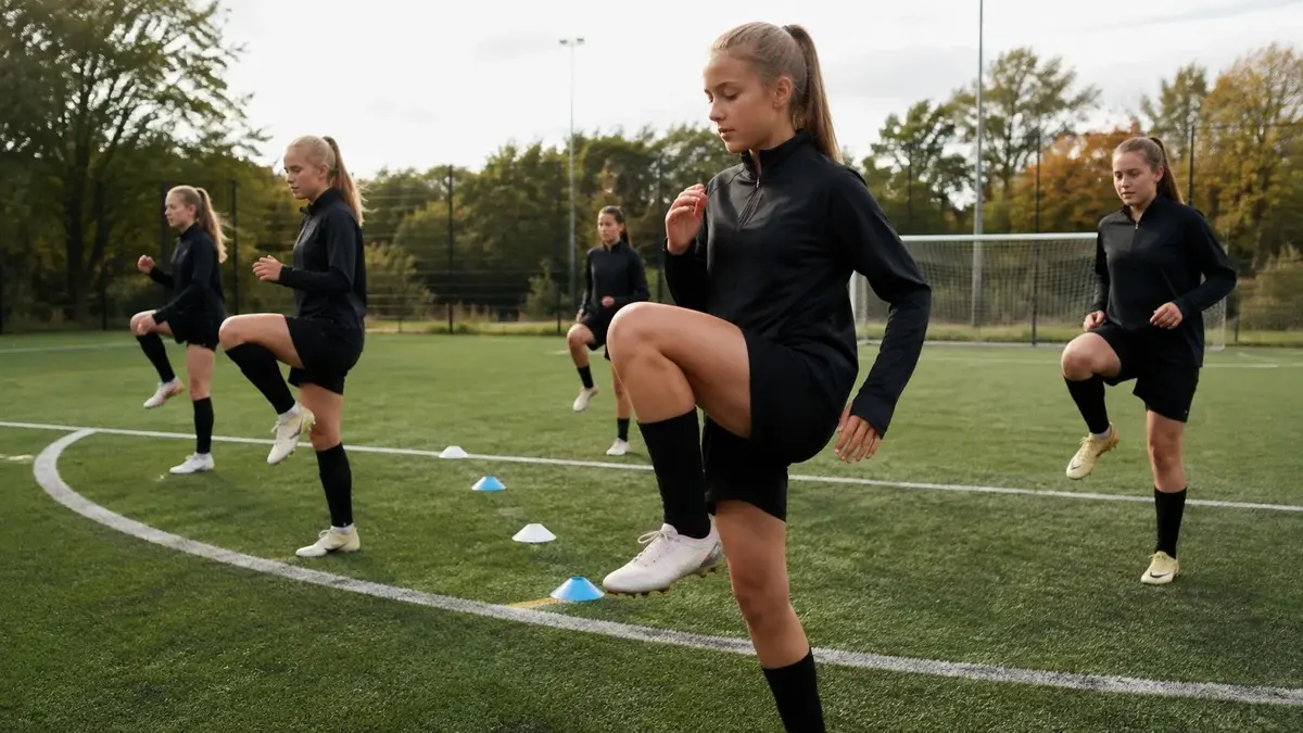 Opvarmningsøvelser til fodbold: Program på 12 og 20 minutter | 2Division.dk