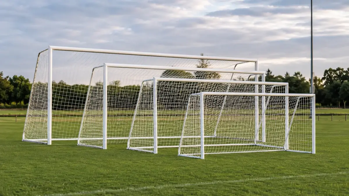 Fodboldmål størrelsesguide - vælg det rigtige mål | 2Division.dk