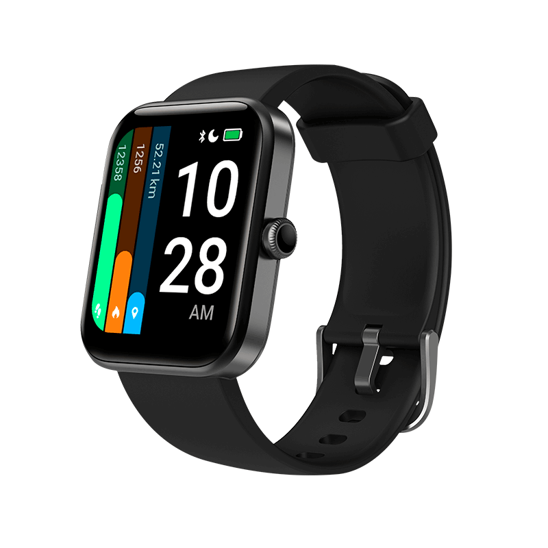 Sort Sportsbuddy Vision Smart med stor farveskærm